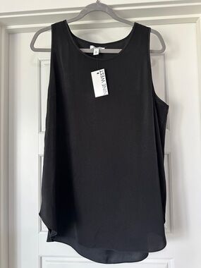 Nine West Black Sleeveless Scoop Neck Camisole
